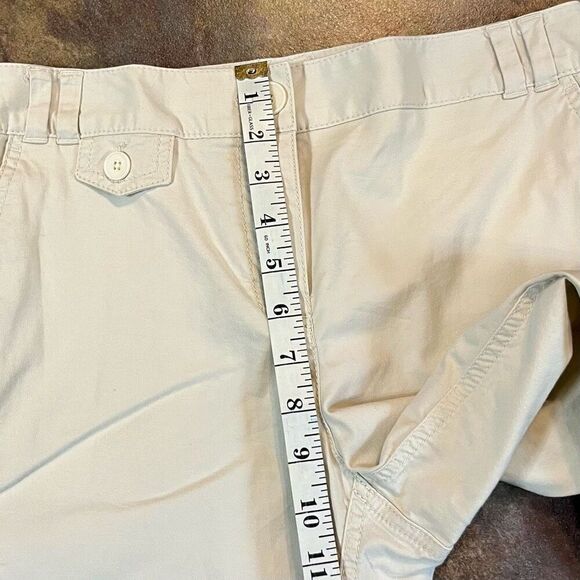 Loft Khaki Julie Cropped Pants 4 - Picture 3 of 8